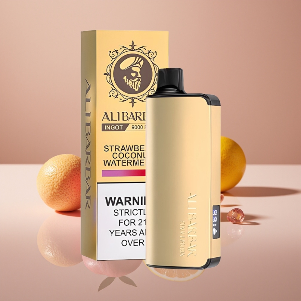 Alibarbar Ingot 9000 Puffs 22ml Pink Lemon