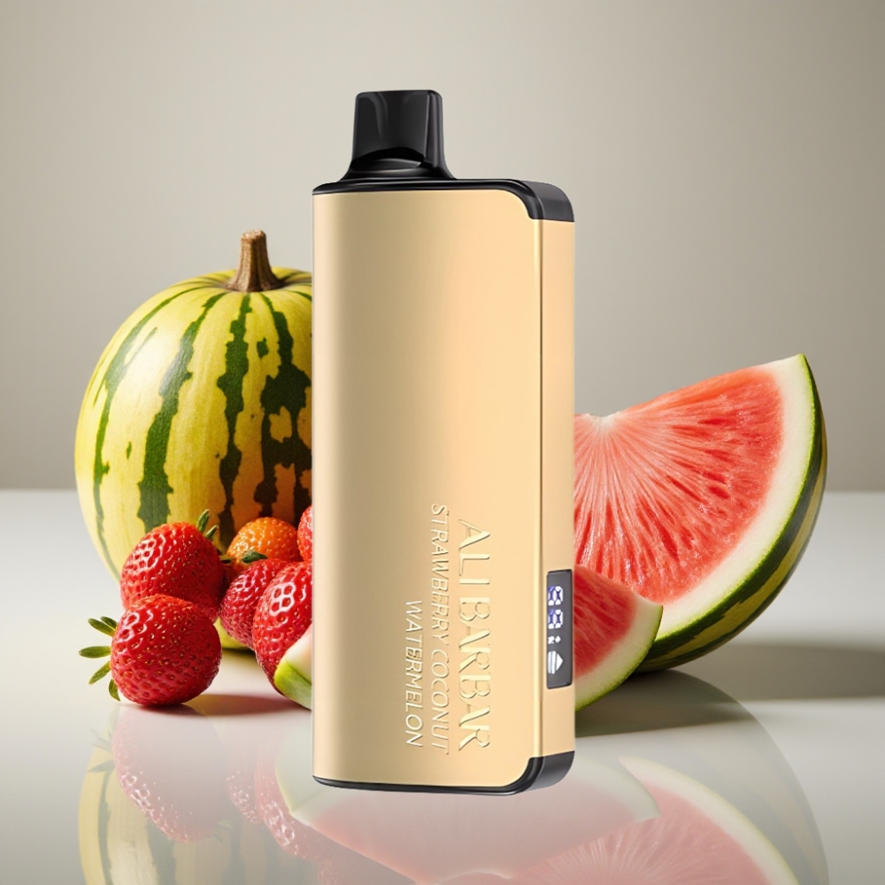 Alibarbar Ingot 9000 Puffs 22ml Strawberry Coconut Watermelon