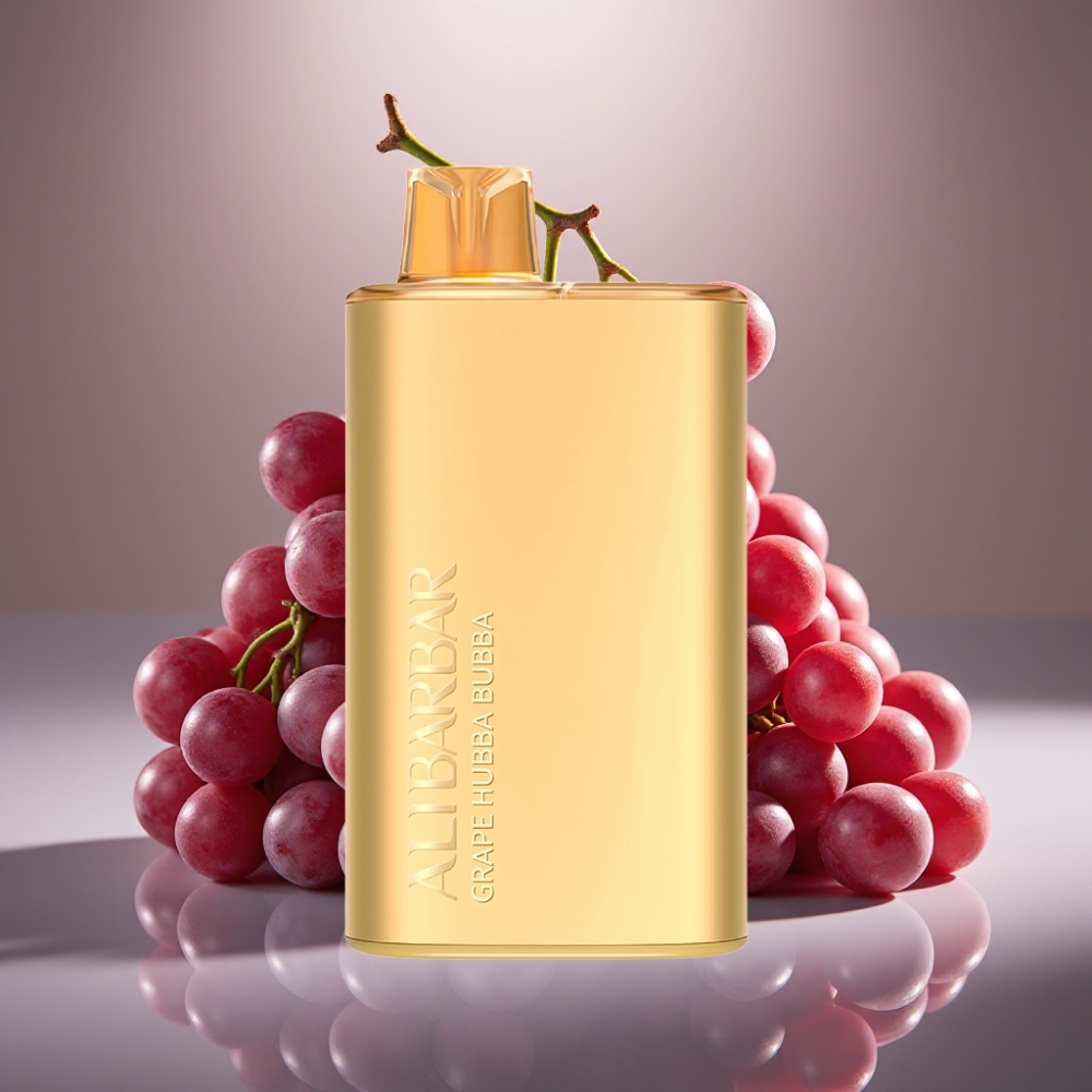 Alibarbar Rich 8000 Puffs 20ml Grape Hubba Bubba Disposable Vape