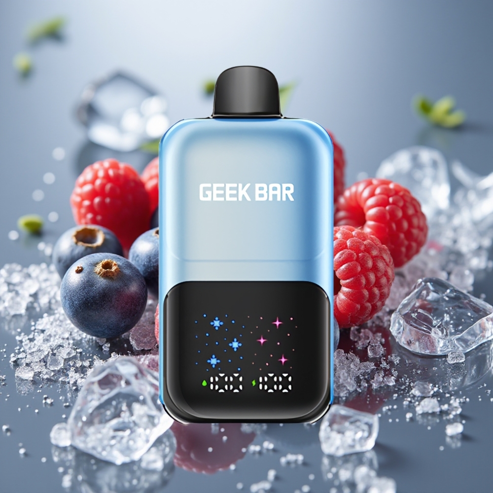 GEEK BAR 2GO 50000 Puffs Dual Tank Blueberry Raspberry Ice