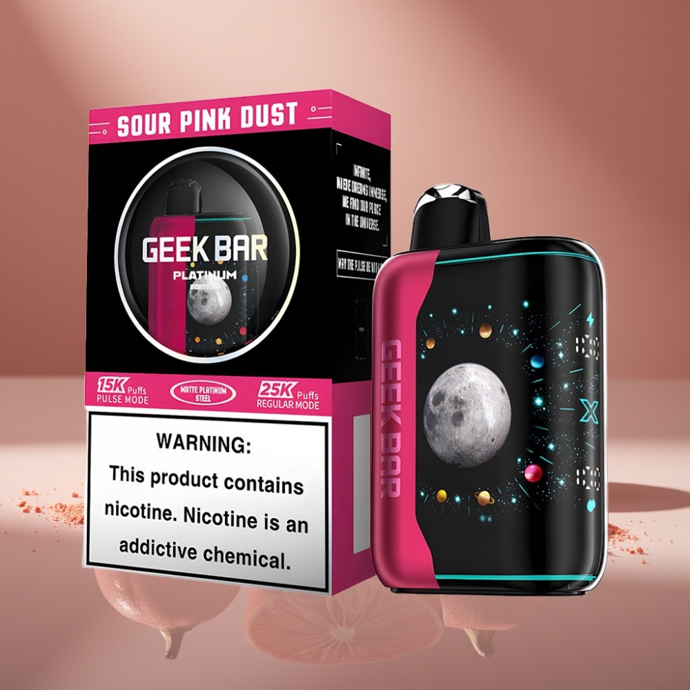 GEEK BAR Platinum 25000 Puffs Dual Mesh Sour Pink Dust
