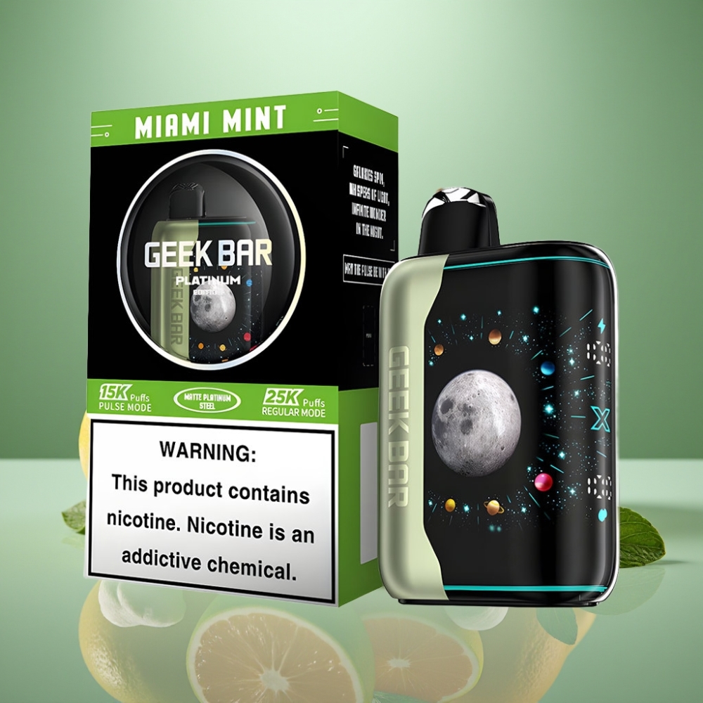GEEK BAR Platinum Edition 25000 Puffs Dual Mesh Miami Mint