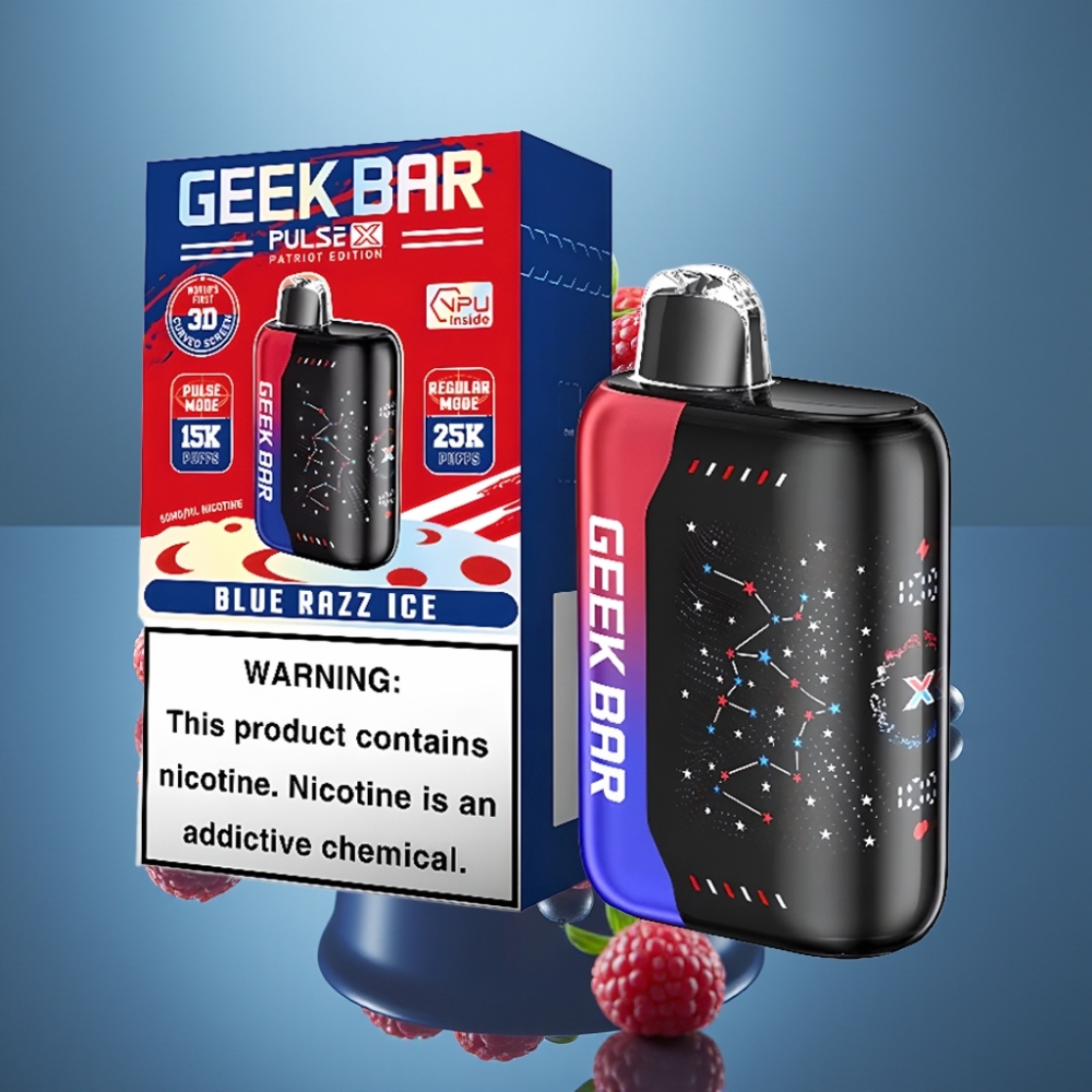 GEEK BAR Pulse X 25000 Puffs Dual Mesh 18mL Patriot
