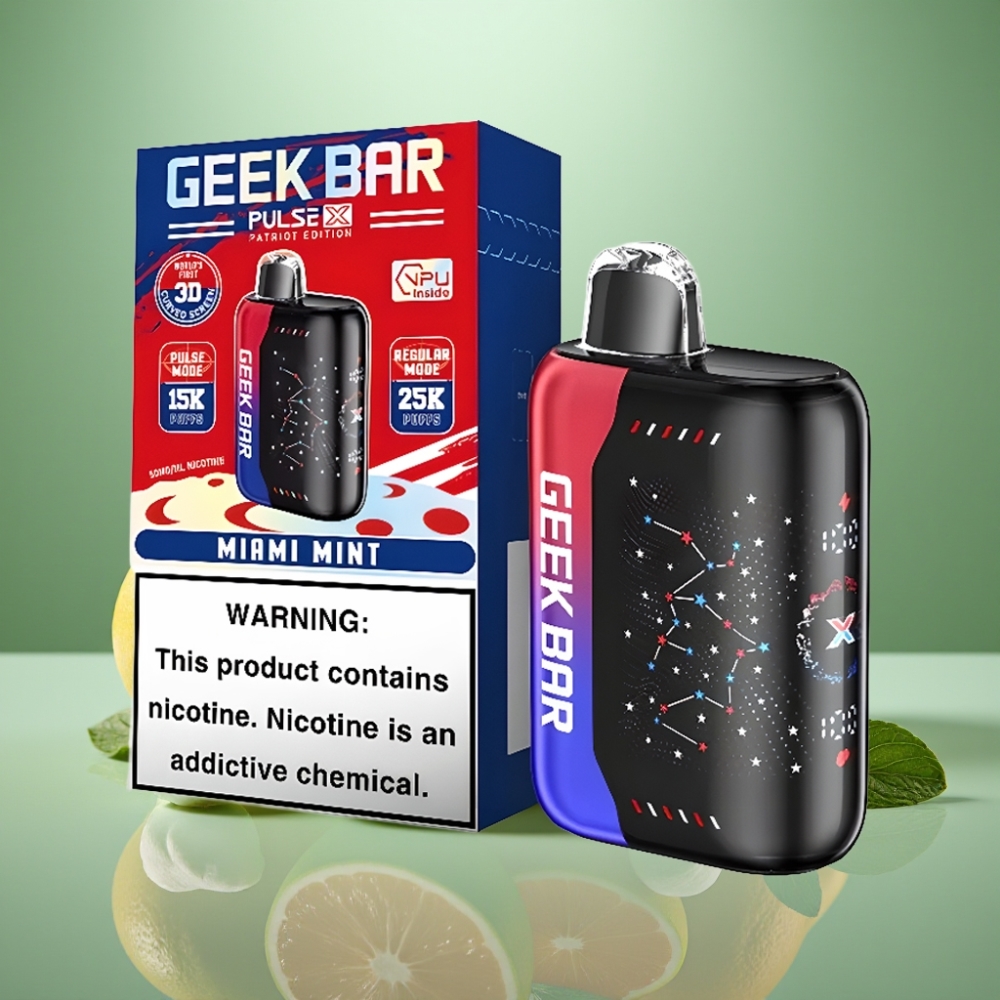 GEEK BAR Pulse X 25000 Puffs Dual Mesh 18mL Patriot