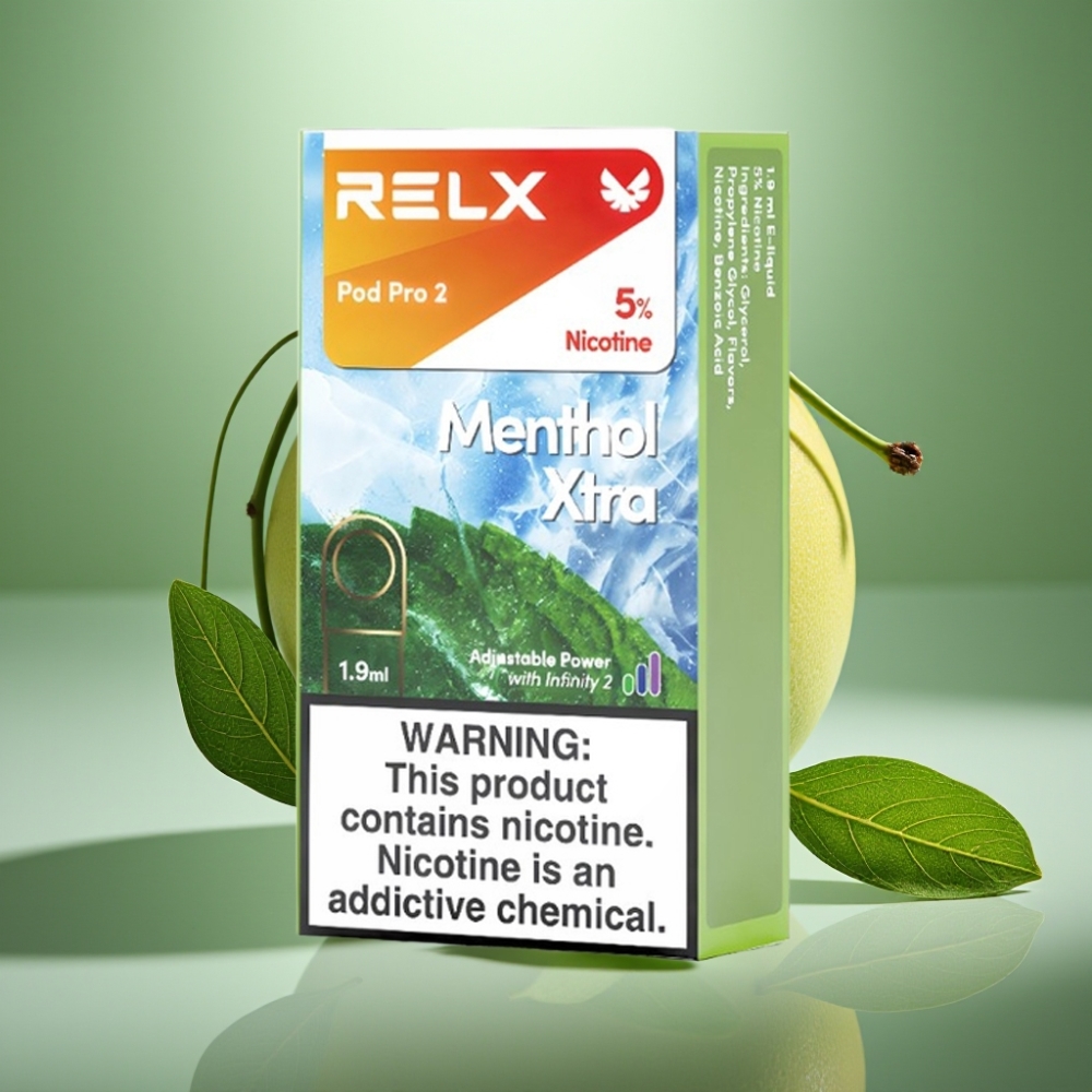 RELX Pod Pro 2 600 Puffs 5 Menthol Xtra