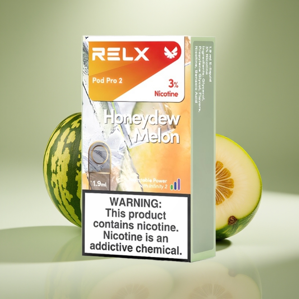 RELX Pod Pro 2 Honeydew Melon 600 Puffs 3 Nicotine