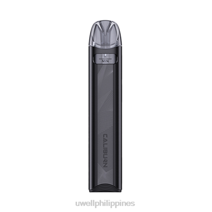 UWELL CALIBURN A3S KIT (POD SYSTEM) UWELL vape disposable - H4FB24 Midnight Black