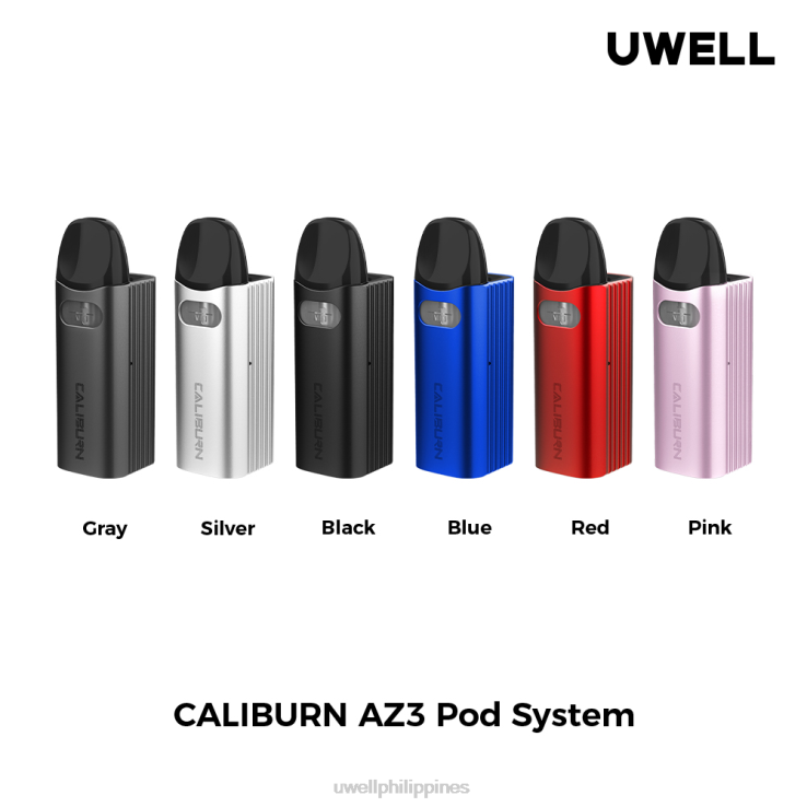 UWELL CALIBURN AZ3 KIT (POD SYSTEM) UWELL disposable vape - H4FB147 Red