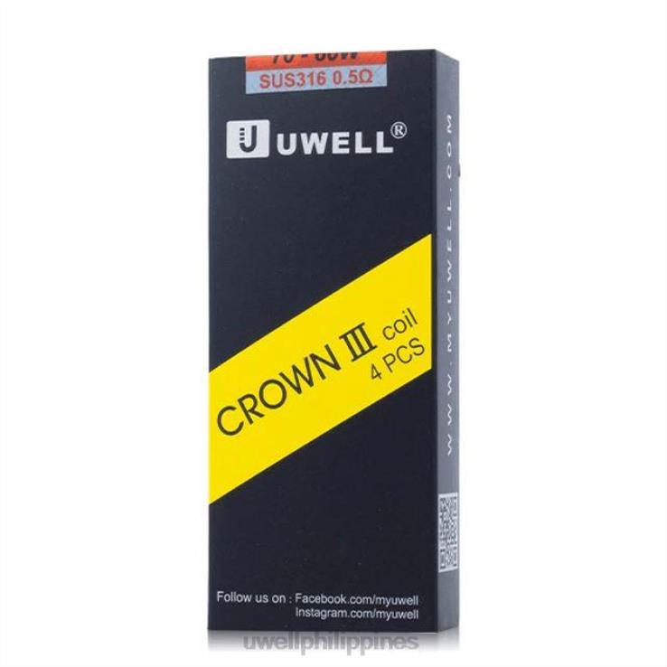 UWELL CROWN 3 COILS (4-PACK) UWELL vape disposable - H4FB94 UN2 Mesh 023ohm