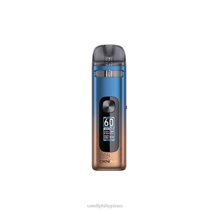UWELL CROWN X KIT POD SYSTEM UWELL disposable vape - H4FB237 Sunrise Sky