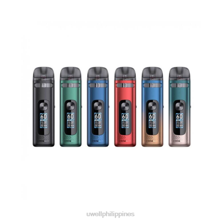UWELL CROWN X KIT POD SYSTEM UWELL disposable vape - H4FB237 Sunrise Sky