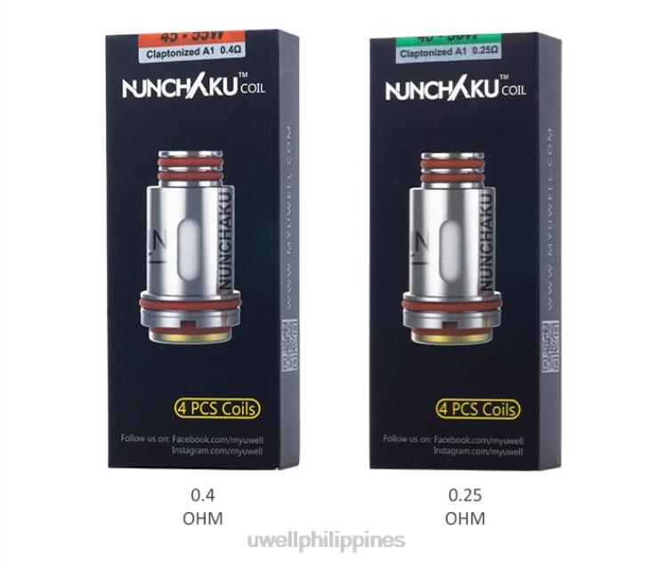 UWELL NUNCHAKU COILS (4-PACK) UWELL Quezon - H4FB262 04ohm