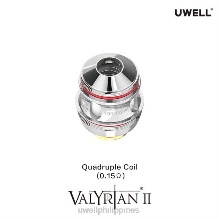 UWELL VALYRIAN 2 REPLACEMENT COILS (2-PACK) UWELL Philippines - H4FB31 Quadruple 015ohm