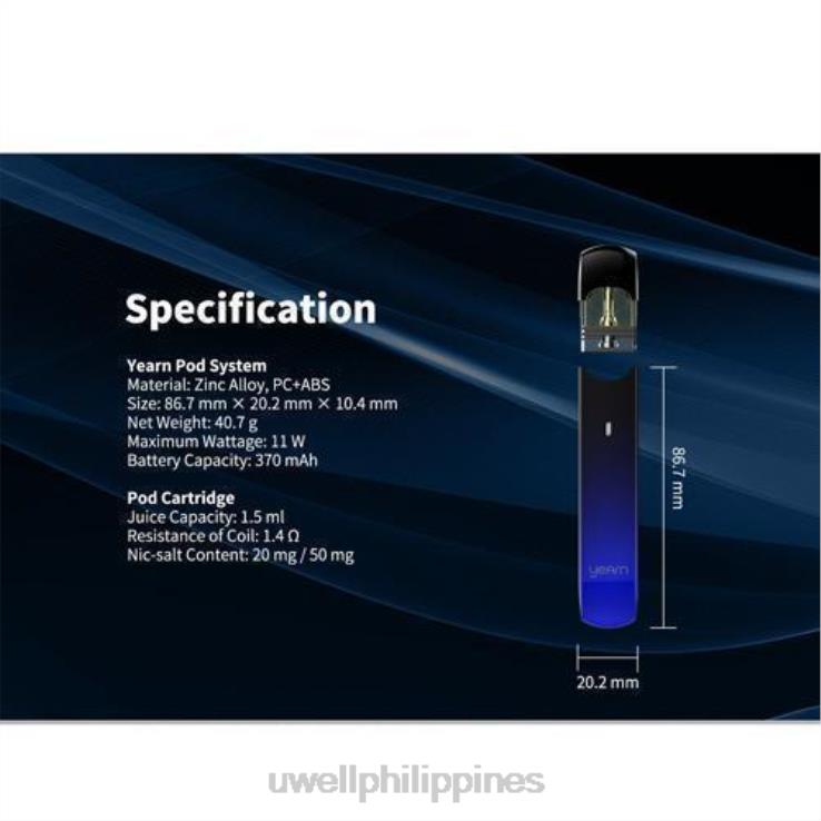 UWELL YEARN POD DEVICE (PODS NOT INCLUDED) UWELL vape for sale - H4FB255 Black  Violet
