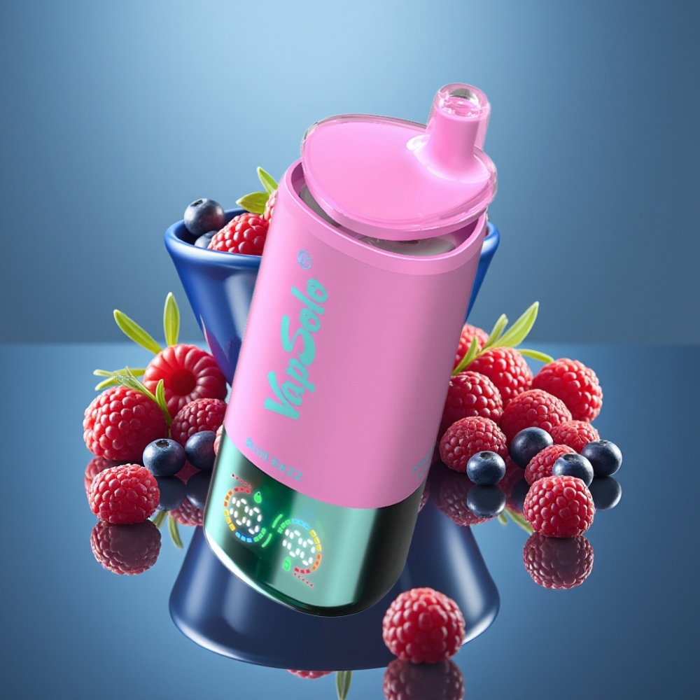 VapSolo Triple 30000 Puffs Blue Razz 40ml Type-C
