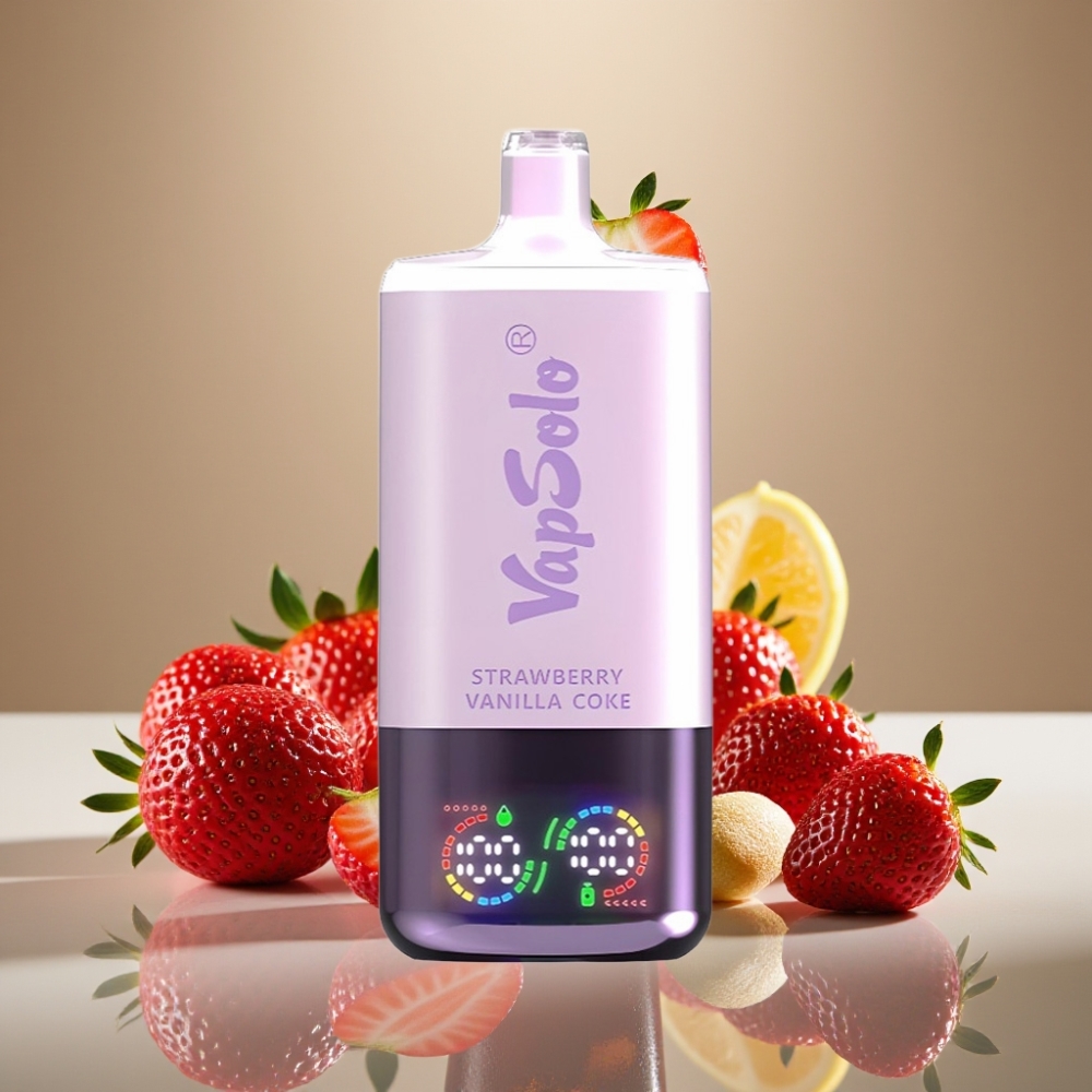 VapSolo Triple 30000 Puffs Strawberry Vanilla Coke 40ml Type-C