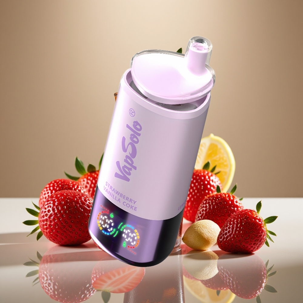 VapSolo Triple 30000 Puffs Strawberry Vanilla Coke 40ml Type-C