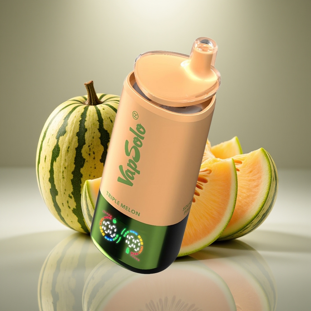 VapSolo Triple 30000 Puffs Triple Melon 40ml Type-C