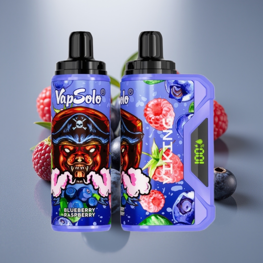 VapSolo VIKING 12000 Puffs 22ml Blueberry Raspberry