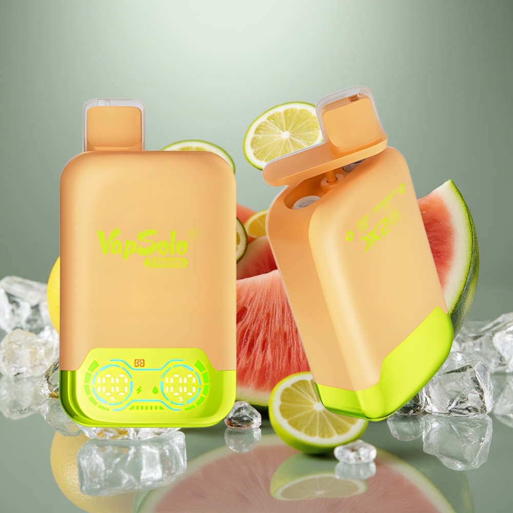 Vapsolo Twins 20000 Puffs Dual Tank Lemon Lime  Watermelon Ice