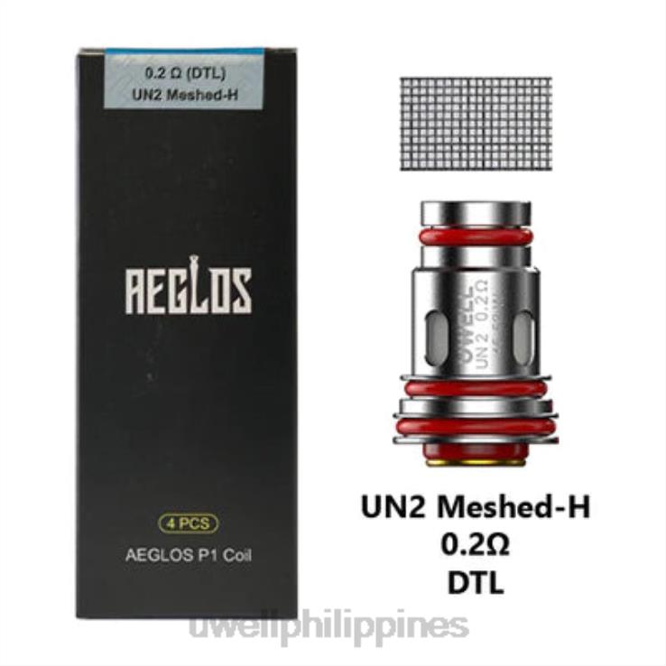 UWELL AEGLOS COILS | 4-PACK UWELL Philippines - H4FB271 P1 UN2 Meshed-H 0.2ohm