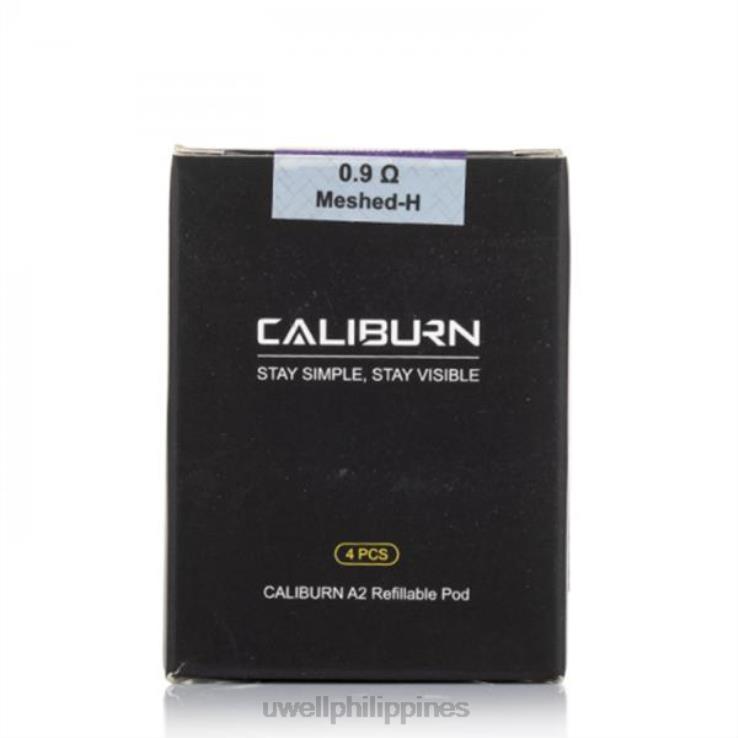 UWELL CALIBURN A2 REPLACEMENT PODS | 4-PACK UWELL Philippines - H4FB1 FeCrAl UN2 Meshed-H 0.9ohm