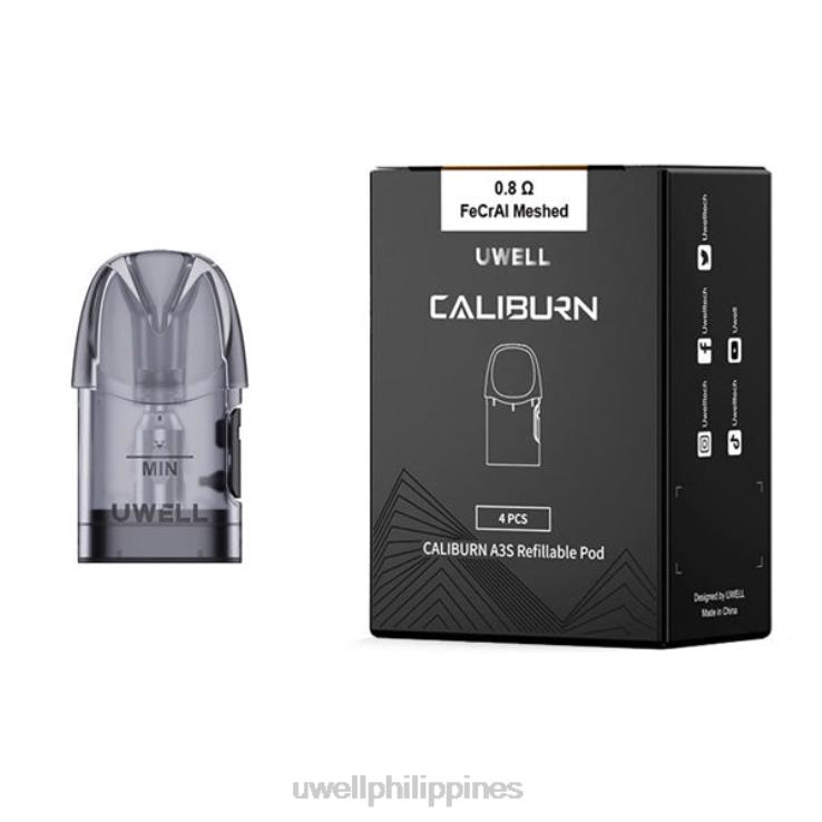 UWELL CALIBURN A3 REPLACEMENT PODS | 4-PACK UWELL Manila - H4FB19 0.8ohm 2