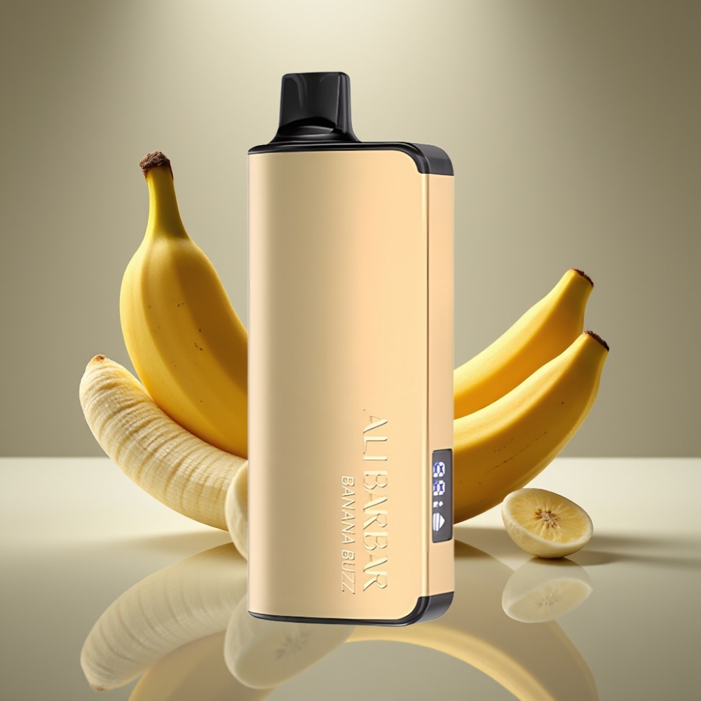 Alibarbar Ingot 9000 Puffs Disposable Vape Banana Buzz 22mL 2350mAh