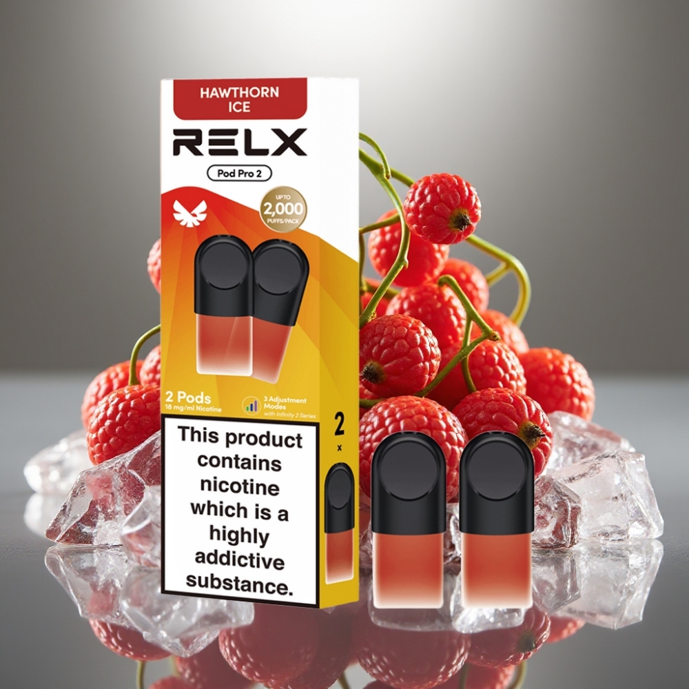 RELX Pod Pro 2 600 Puffs 1.8% Hawthorn Ice