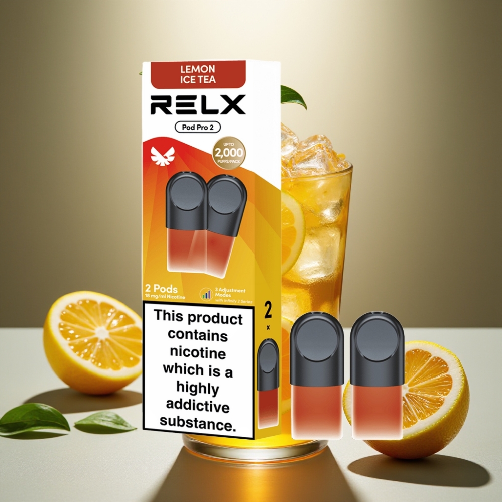 RELX Pod Pro 2 600 Puffs 1.8% Tea-Lemon Ice Tea