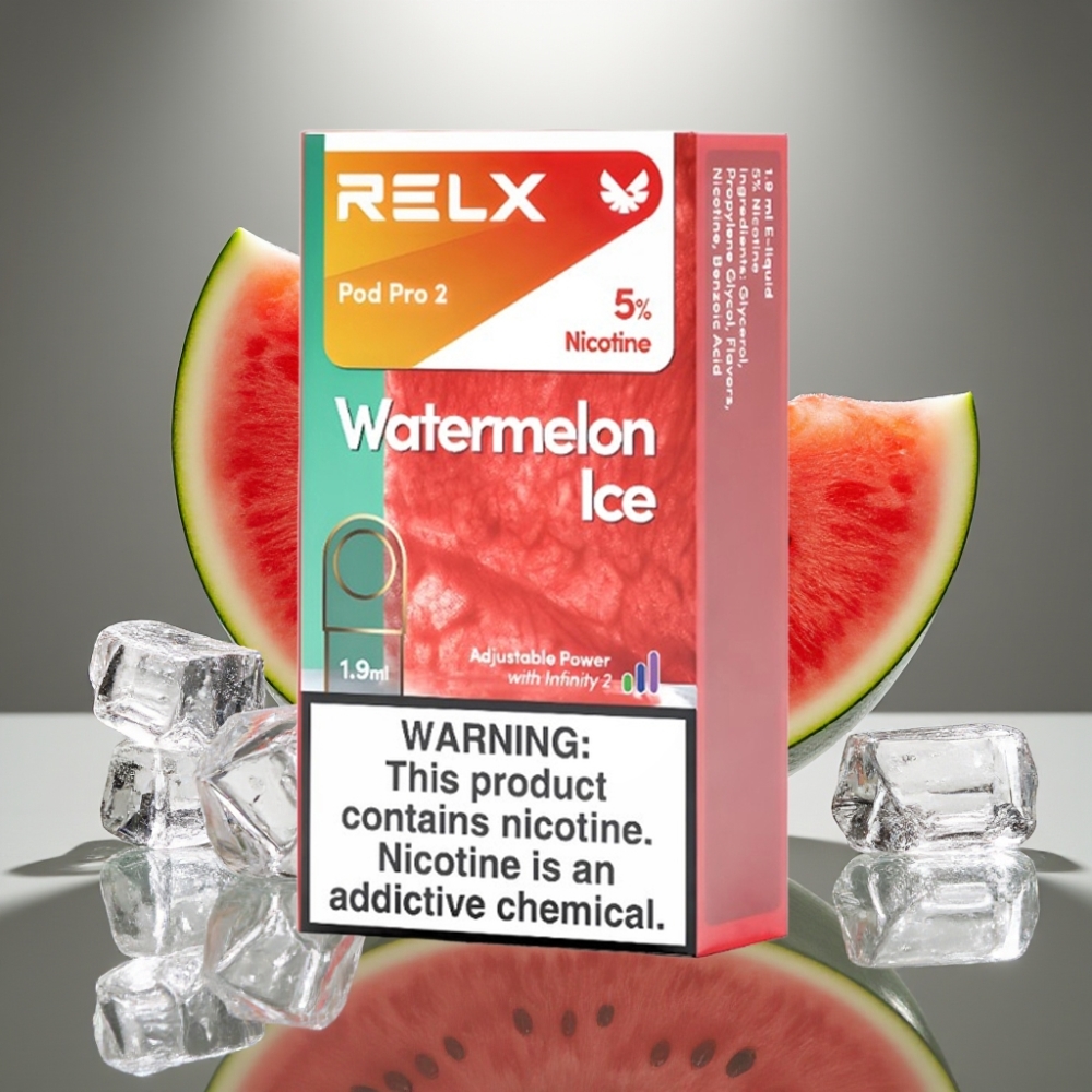 RELX Pod Pro 2 600 Puffs 5% Nicotine Watermelon Ice