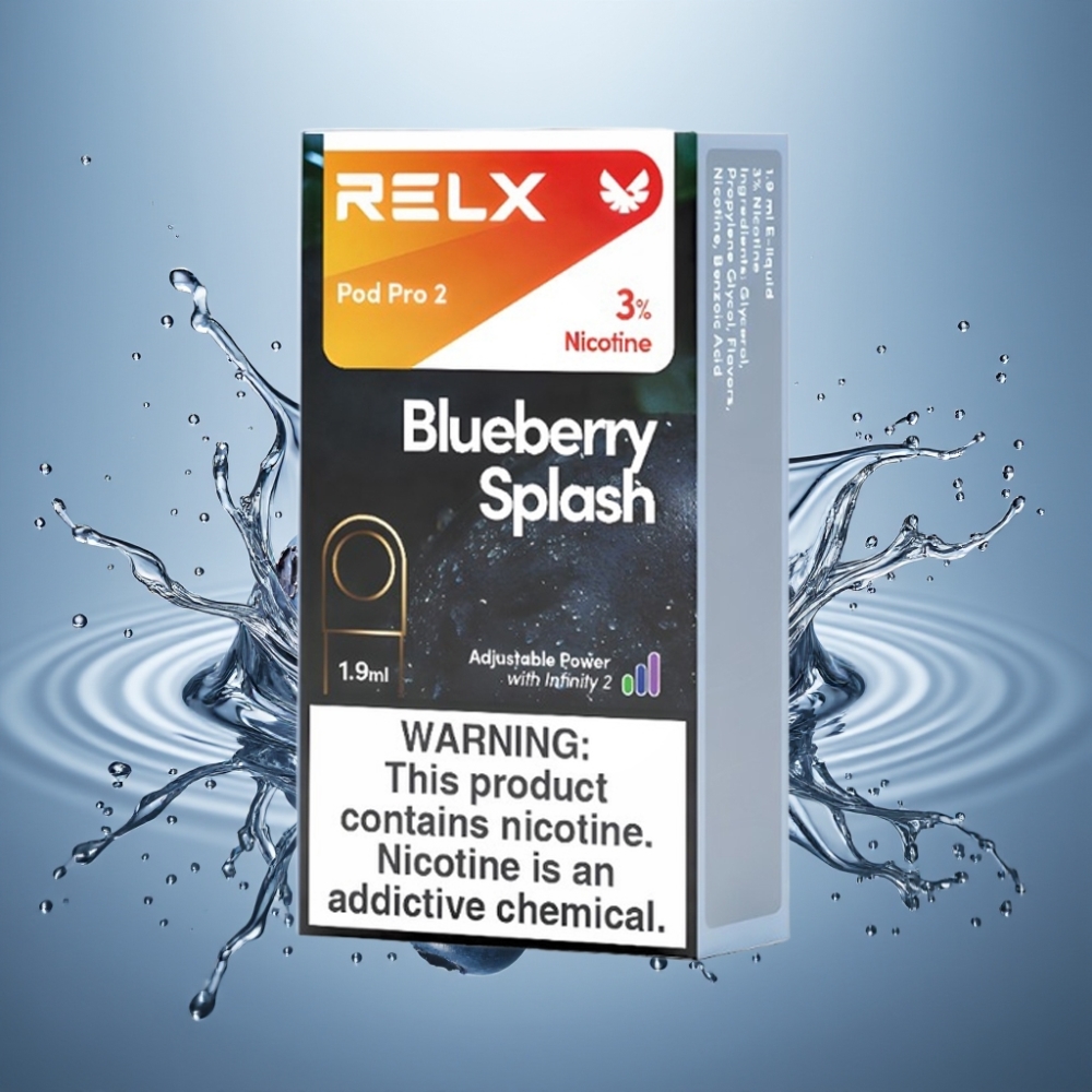 RELX Pod Pro 2 Blueberry Splash 600 Puffs 3% Nicotine
