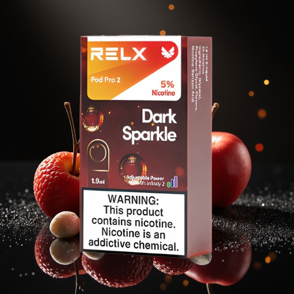 RELX Pod Pro 2 Dark Sparkle 600 Puffs 5% Nicotine Boost Mode