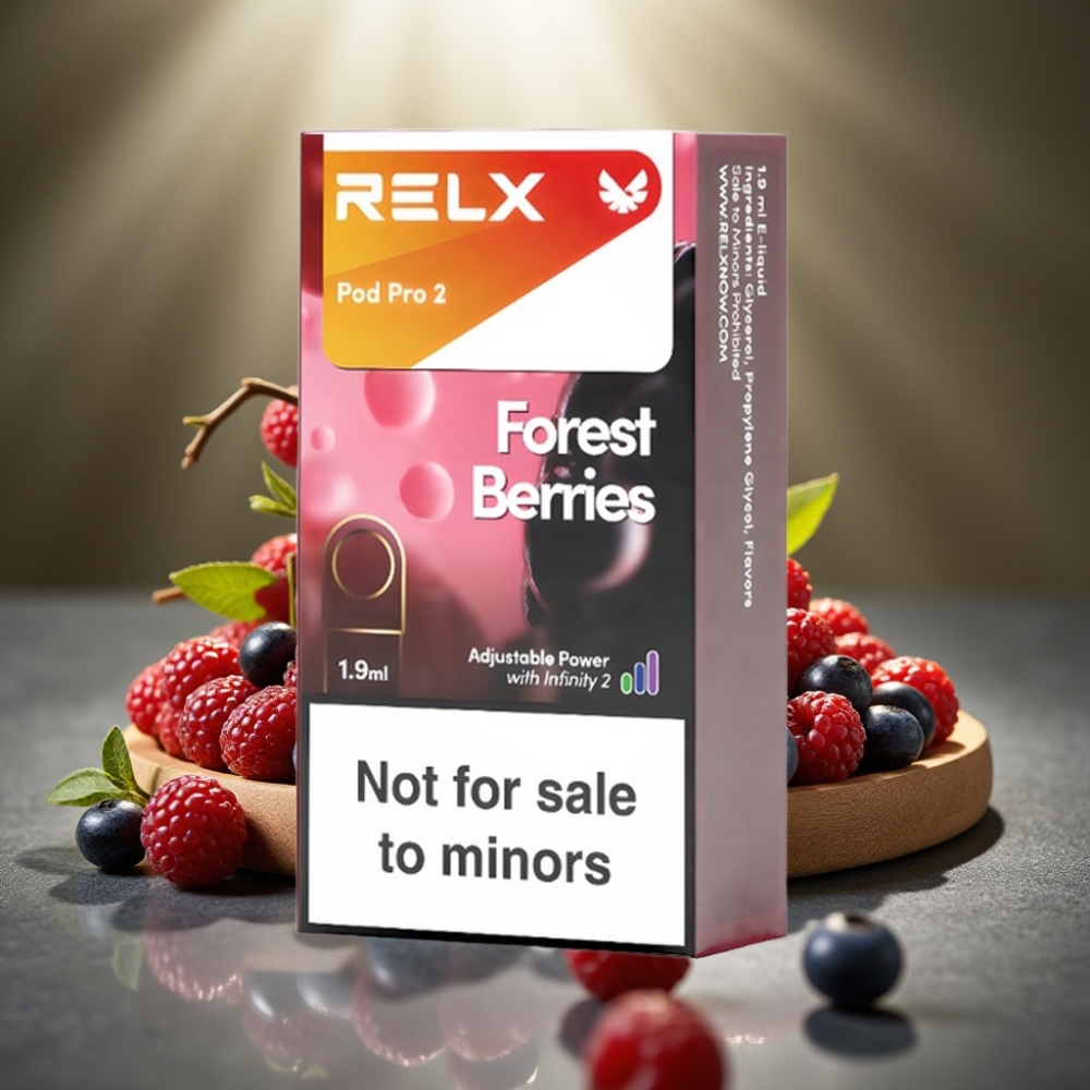 RELX Pod Pro 2 Forest Berries 0% Nicotine 600 Puffs 1.9ml