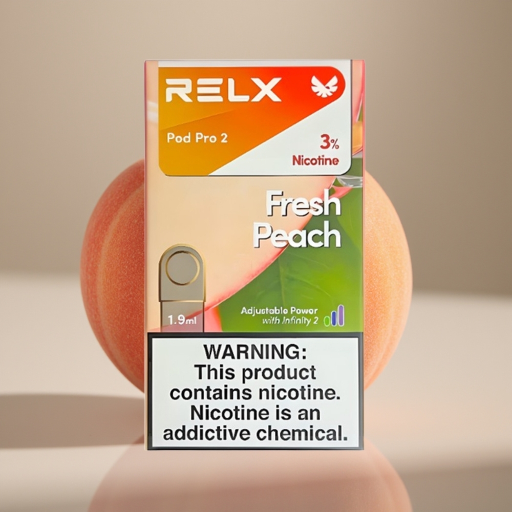 RELX Pod Pro 2 Fresh Peach 600 Puffs 3% Nicotine
