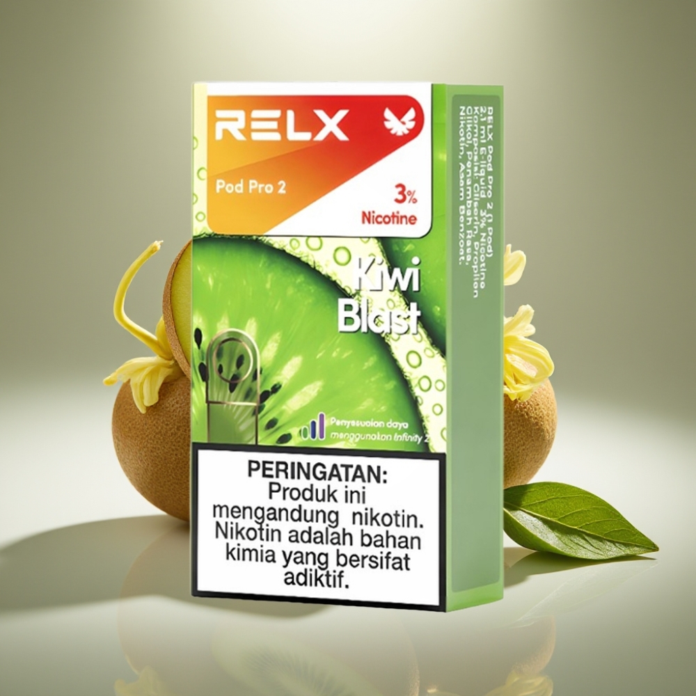RELX Pod Pro 2 Kiwi Blast 600 Puffs 3% Nicotine