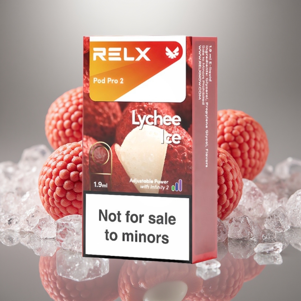 RELX Pod Pro 2 Lychee Ice 600 Puffs 0% Nicotine