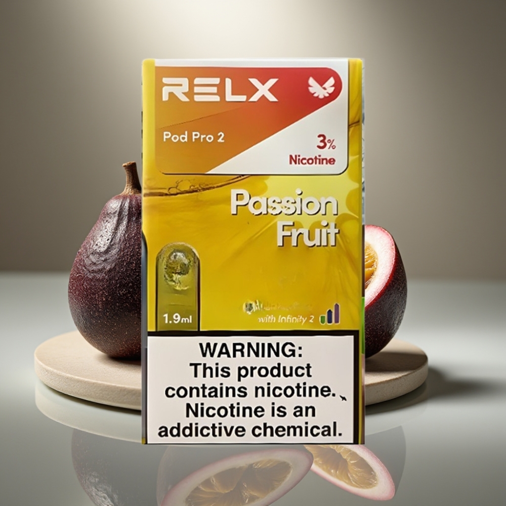 RELX Pod Pro 2 Passion Fruit 600 Puffs 3% Nicotine