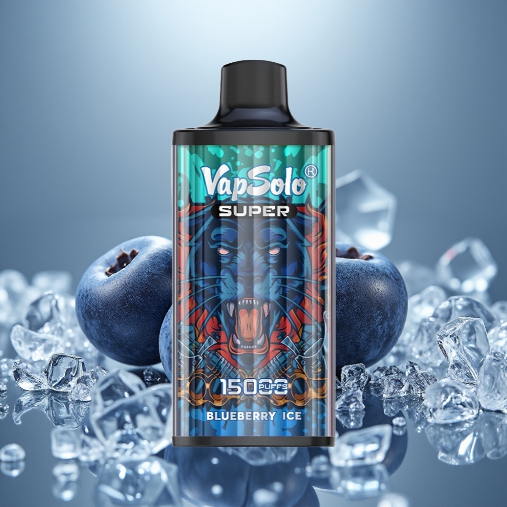 Vapsolo Super 15000 Puffs Blueberry Ice Mesh Coil Type-C