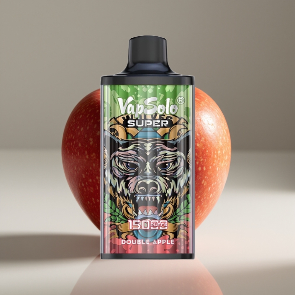 Vapsolo Super 15000 Puffs Double Apple 40ml Mesh Coil