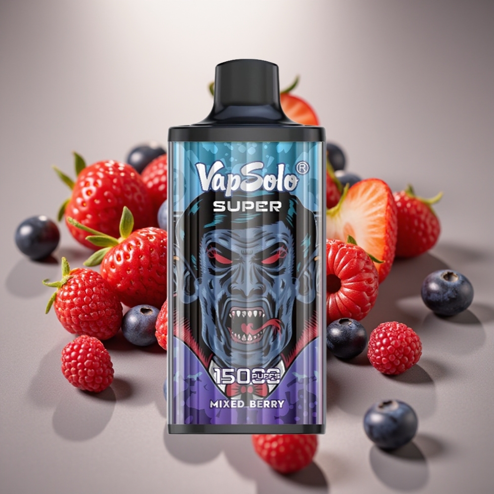Vapsolo Super 15000 Puffs Mixed Berries 40ml Type-C