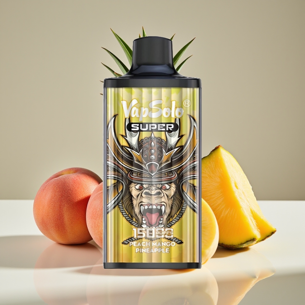 Vapsolo Super 15000 Puffs Peach Mango Pineapple 40ml Type-C