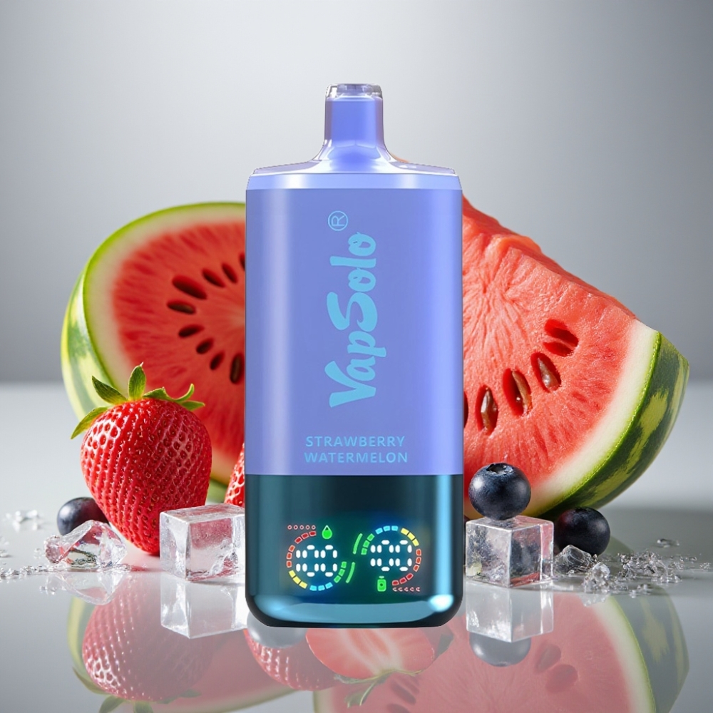 VapSolo Triple 30000 Puffs Strawberry Watermelon & Blueberry Ice Disposable Vape