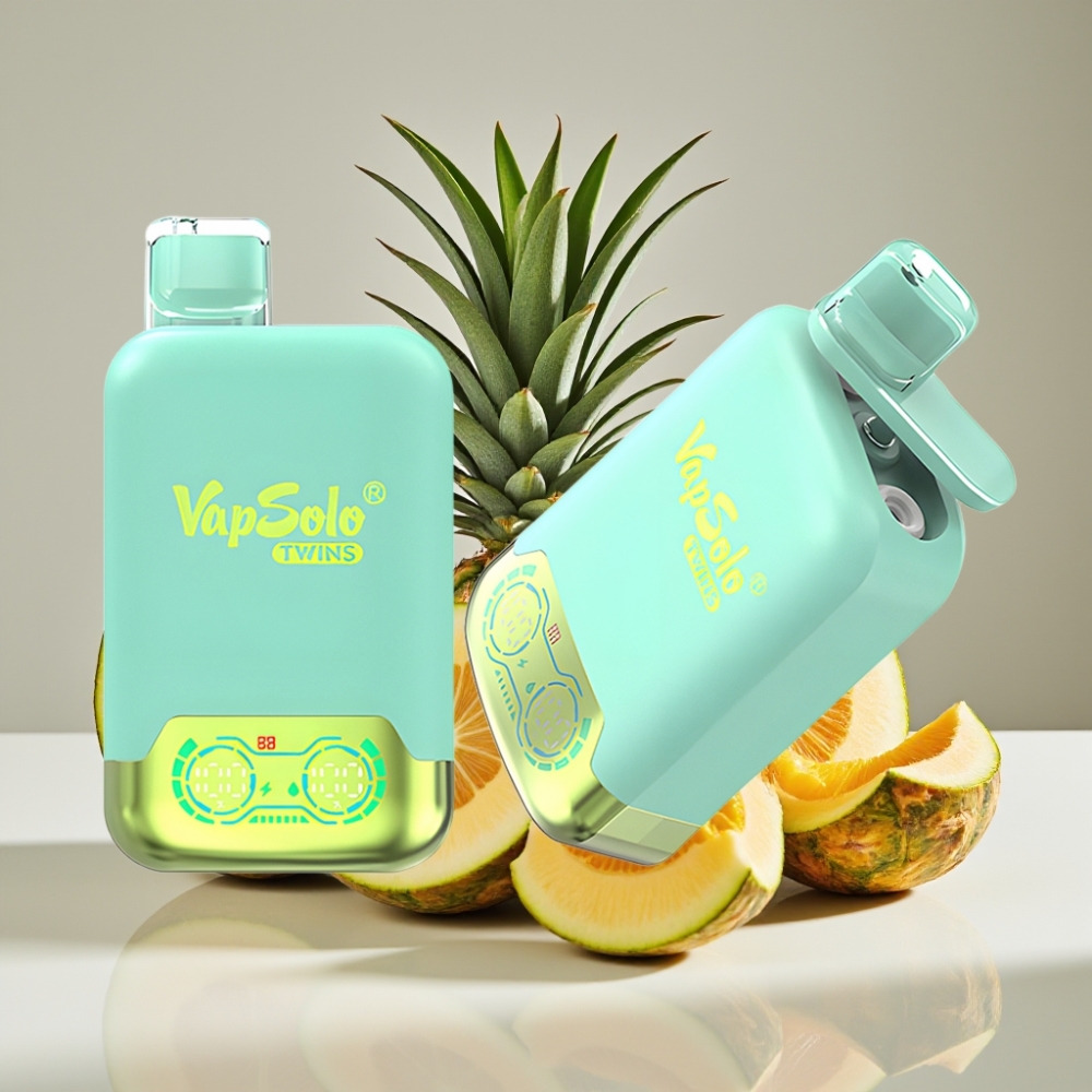 Vapsolo Twins 20000 Puffs Dual Tank Triple Melon & Pineapple Coconut